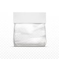 White Vertical Sealed Transparent Plastic Bag