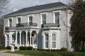 White Victorian house