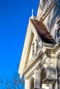 White Victorian house detail. Royalty Free Stock Photo