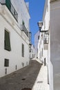 White village alley, Andalusia, Spain