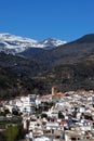 White village, Cadiar, Spain. Royalty Free Stock Photo