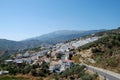 White village, Competa, Spain. Royalty Free Stock Photo