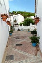 White village of Mijas in Andalusia, Costa del Sol, Spain. Royalty Free Stock Photo