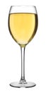 White vine glass Royalty Free Stock Photo