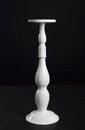 White vintage candlestick Royalty Free Stock Photo