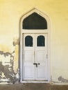 White vintage door