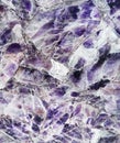 White and violet cracked marble texture Royalty Free Stock Photo