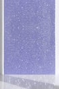 White-violet shiny sparkling background for the presentation of a cosmetic product or gift. Premium podium.