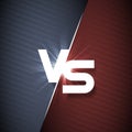 White vs letter energy conflict game versus screen action fight competition background vector graphic illustration Royalty Free Stock Photo