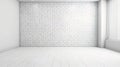 White wall background concept wall white color. Generative ai Royalty Free Stock Photo