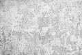 White wall background. Old painted wall texture. Cracked peeling paint. Abstract white grunge background. Royalty Free Stock Photo