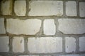 White wall brick texture close up Royalty Free Stock Photo