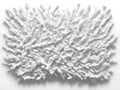 a white wall with a large piece of paper on it.AI Generative
