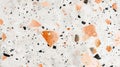 White Wall With Orange and Black Speckles Royalty Free Stock Photo