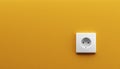 White wall outlet Royalty Free Stock Photo