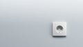 White wall outlet Royalty Free Stock Photo