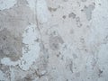 White Wall with Peeling Paint, Texture of an Old Wall Surface, Aged Material. Royalty Free Stock Photo