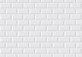 White wall tile like in the Parisian subway