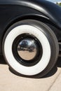 White Wall Tire on Hot Rod Royalty Free Stock Photo