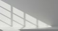 White Wall with Window Shadow Overlay Minimalist Background Texture Royalty Free Stock Photo