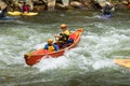 White water canoe