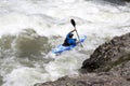 White water canoeing Royalty Free Stock Photo