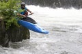 White water canoeing Royalty Free Stock Photo