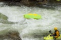White water kayaker Royalty Free Stock Photo