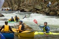 White water kayaking