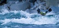 White Water Kayaking Royalty Free Stock Photo