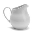 White Water Pitcher Royalty Free Stock Photo