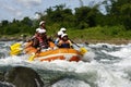 White Water Rafting in Cagayan De Oro Philippines Royalty Free Stock Photo