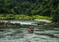 White Water Rafting in Kitulgala Sri Lanka Royalty Free Stock Photo