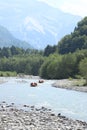 White water rafting in Samoens, French Alps