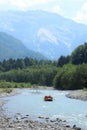 White water rafting in Samoens, French Alps