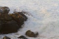 White Water Waves and Rocks