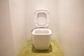 White watercloset open Royalty Free Stock Photo