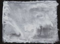 White watercolor brush, abstract paint brush stains, white inked dirt stain splattered spray splash paint, illustration on a black