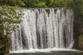 The White Waterfall French: `La Cascade Blanche` near Pont-en-Royans