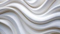 White wave Abstract background 3d rendering. Royalty Free Stock Photo