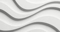 White wave background texture abstract design pattern wallpaper surface Royalty Free Stock Photo
