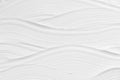 White wave plaster texture. Light modern abstract background. Royalty Free Stock Photo