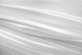 White wavy fabric texture