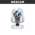 White Webcam Illustration