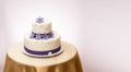 White wedding cake Royalty Free Stock Photo