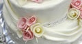 White Wedding Cakes Royalty Free Stock Photo