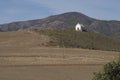 White wedding chapel on a hill in the western cape province of South Africa Royalty Free Stock Photo