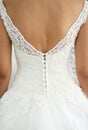 White wedding corset Royalty Free Stock Photo