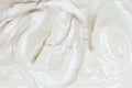 White whipped cream texture Royalty Free Stock Photo