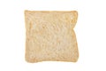 White whole wheat bread slice Royalty Free Stock Photo
